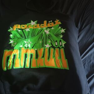 Kids Graphic Hoodie - Black and Green